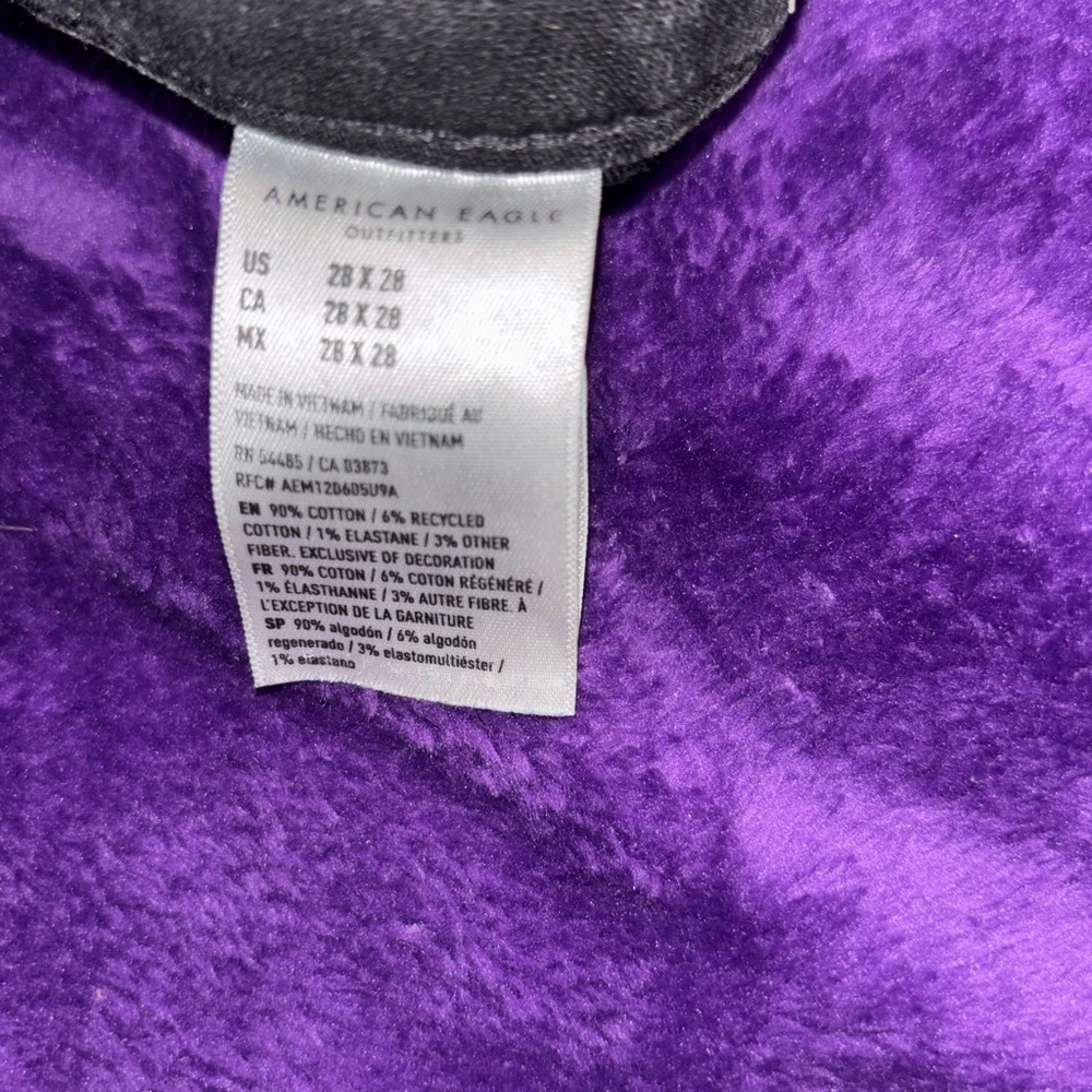 American Eagle Outfitters Purple Straight Leg Jeans